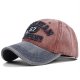 (image for) Washed_Baseball_Cap_CB254-3_navy_blue&_wine_red