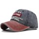 (image for) Washed_Baseball_Cap_CB253-2_wine_red&_navy_blue