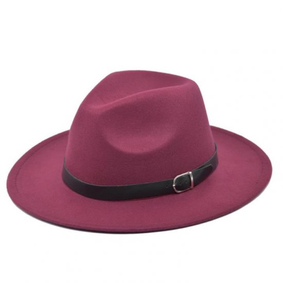 (image for) Fedora_Hat_BF101-5_wine_red