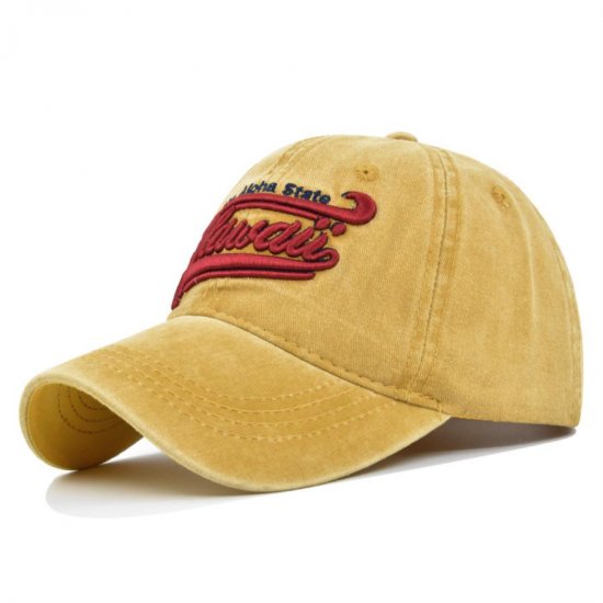 (image for) Washed_Baseball_Cap_CB339-6_yellow