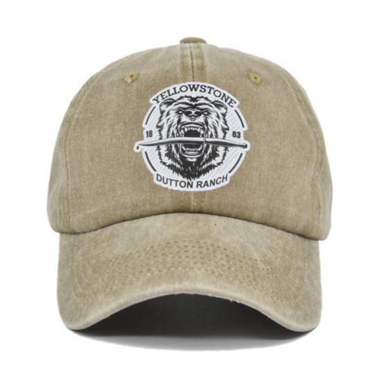 (image for) Printed_Baseball_Cap_CP876-5_khaki