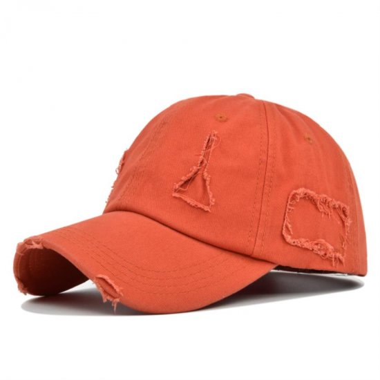 (image for) Washed_Baseball_Cap_CB263-9_orange