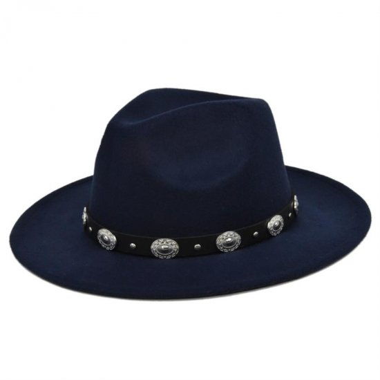 (image for) Fedora_Hat_BF117-3_navy_blue