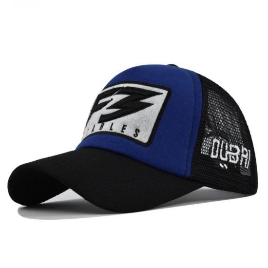 (image for) Mesh_Baseball_Cap_CM602-3_sapphire_blue