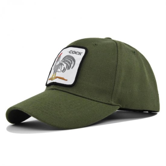 (image for) Embroidered_Cap_CE543-7_olive_green