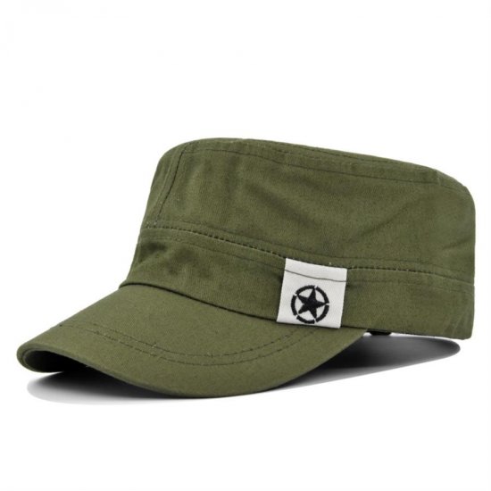 (image for) Flat_Cap_FC204-4_olive_green