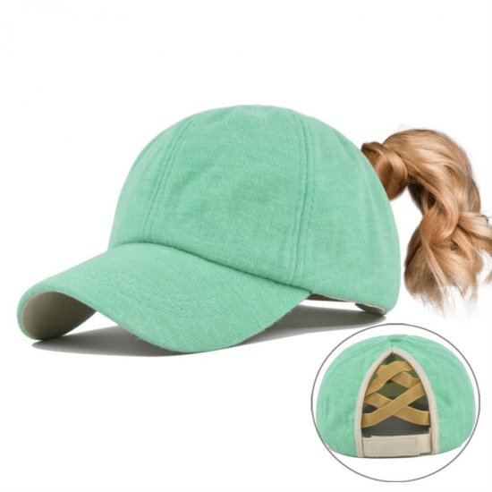 (image for) Ponytail_Cap_CC646-7_green