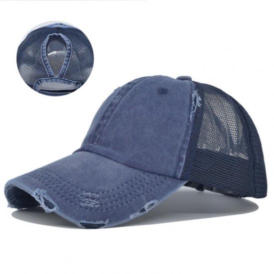 (image for) Mesh_Baseball_Cap_CC605-9_navy_blue