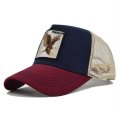 (image for) Mesh_Baseball_Cap_CM621-4_wine_red&_navy_blue