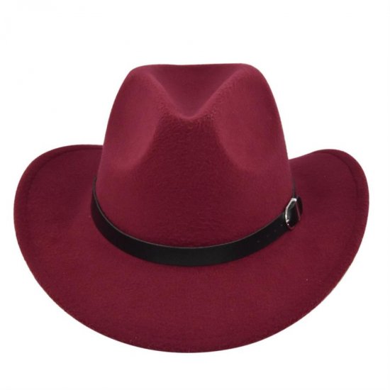 (image for) Cowboy_Hat_BF711-2_wine_red