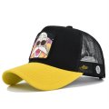 (image for) Washed_Baseball_Cap_CM583-3_yellow_black_colour_matching