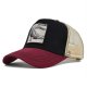 (image for) Mesh_Baseball_Cap_CM619-3_wine_red&_black