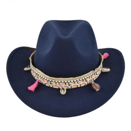 (image for) Cowboy_Hat_BF745-3_navy_blue