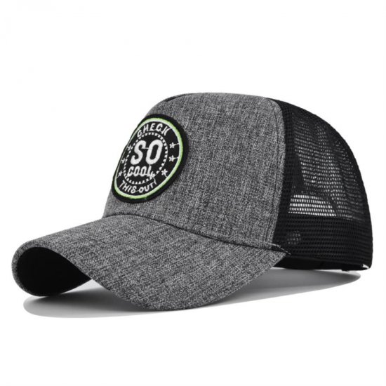 (image for) Mesh_Baseball_Cap_CM557-4_gray