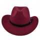 (image for) Cowboy_Hat_BF724-2_wine_red