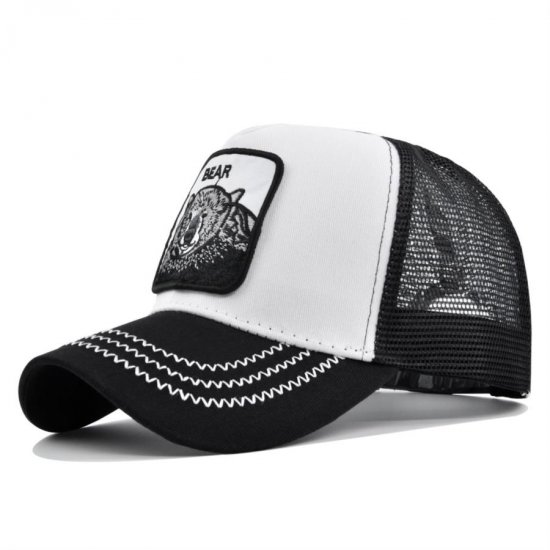 (image for) Mesh_Baseball_Cap_CM530-10_black_white_colour_matching