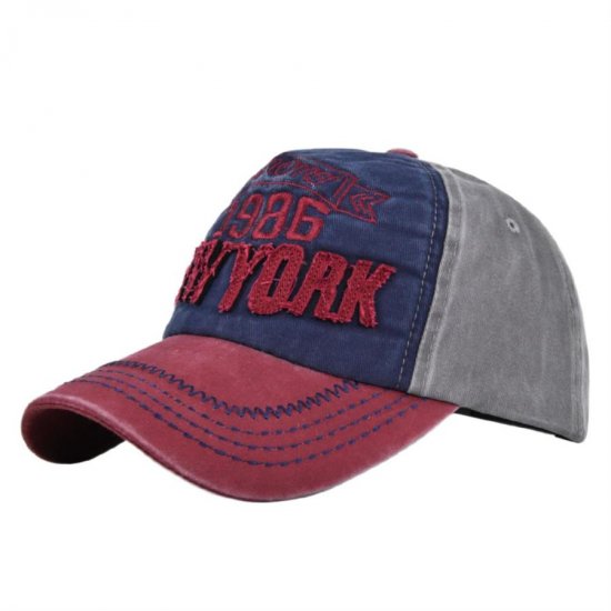 (image for) Washed_Baseball_Cap_CB313-2_wine_red