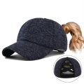 (image for) Ponytail_Cap_CC646-3_navy_blue