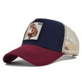 (image for) Mesh_Baseball_Cap_CM618-4_wine_red&_navy_blue