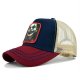 (image for) Mesh_Baseball_Cap_CM577-2_wine_red_navy_blue_colour_matching