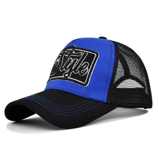 (image for) Washed_Baseball_Cap_CM589-4_blue&_black