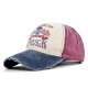 (image for) Printed_Baseball_Cap_CP858-3_navy_blue&_wine_red