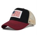 (image for) Washed_Baseball_Cap_CM636-3_wine_red&_black