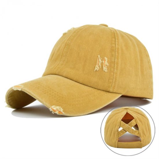 (image for) Washed_Baseball_Cap_CC625-8R_yellow