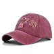 (image for) Washed_Baseball_Cap_CB261-2_wine_red
