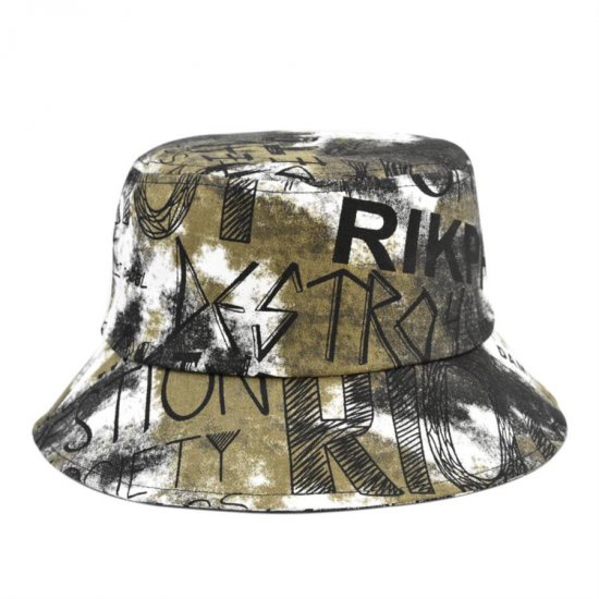 (image for) Bucket_Hat06_FH303-6_black&_khaki