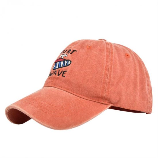 (image for) Washed_Baseball_Cap_CB318-4_orange