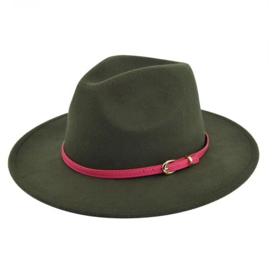 (image for) Fedora_Hat09_BF142-9_olive_green