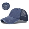 (image for) Ponytail_Cap_CC605-9_navy_blue