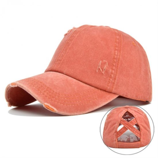 (image for) Washed_Baseball_Cap_CC625-13_orange