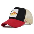 (image for) Washed_Baseball_Cap_CM658-4_red&_black