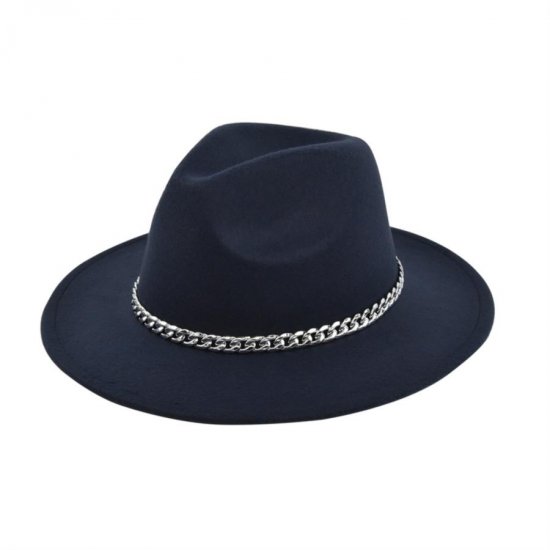 (image for) Fedora_Hat_BF134-3_navy_blue