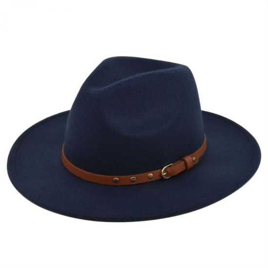 (image for) Fedora_Hat_BF139-3_navy_blue