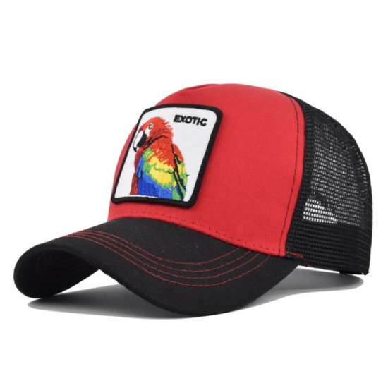 (image for) Mesh_Baseball_Cap_CM634-4_red