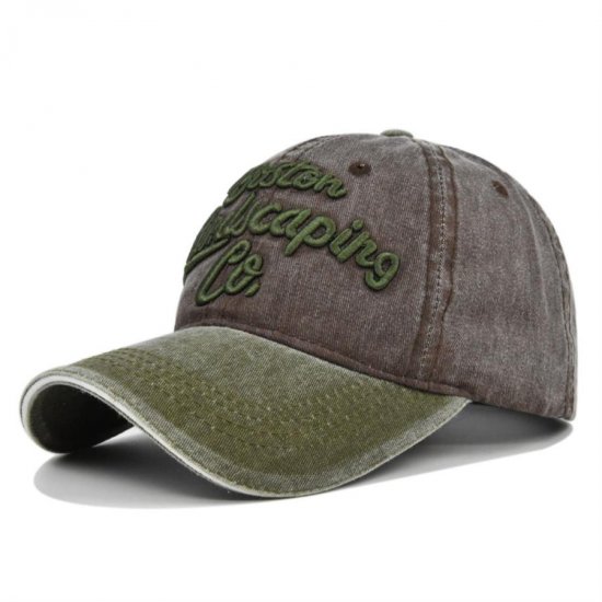 (image for) Washed_Baseball_Cap_CB262-4_olive_green&_coffee