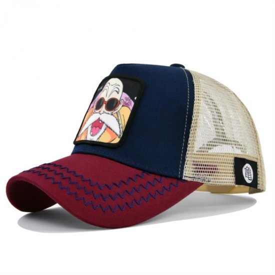 (image for) Washed_Baseball_Cap_CM583-2_wine_red_navy_blue_colour_matching