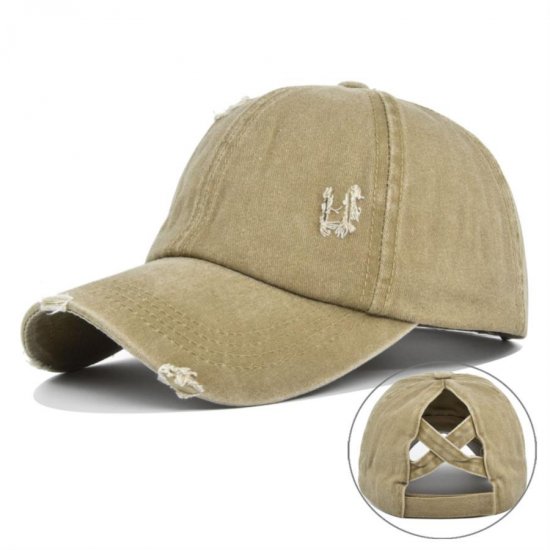 (image for) Washed_Baseball_Cap_CC625-4_khaki