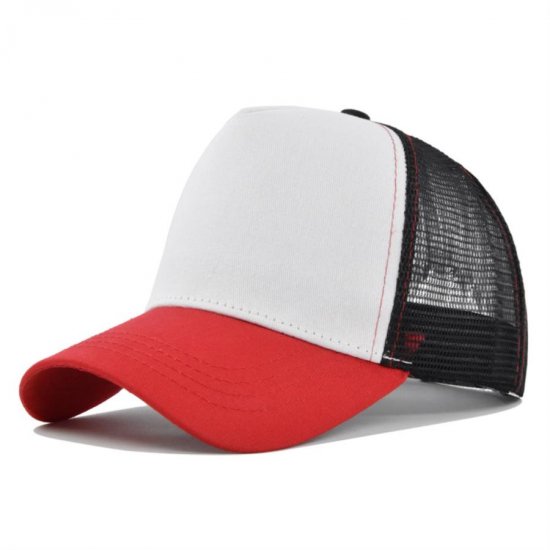 (image for) Blank_Baseball_Cap_CL741-11_red&_white