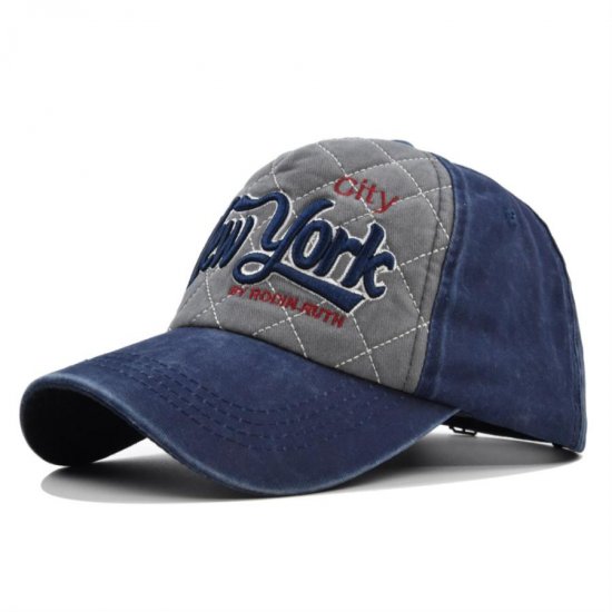 (image for) Washed_Baseball_Cap_CB299-4_navy_blue_gray_colour_matching