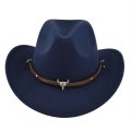 (image for) Cowboy_Hat_BF740-3_navy_blue