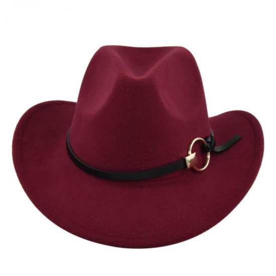 (image for) Cowboy_Hat_BF716-2_wine_red