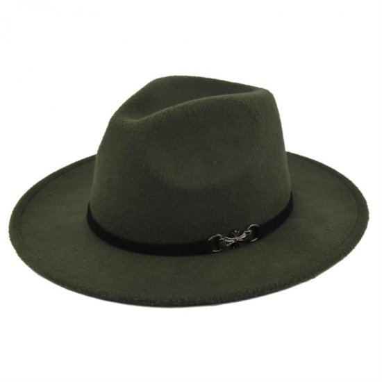 (image for) Fedora_Hat09_BF155-9_olive_green