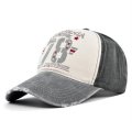 (image for) Printed_Baseball_Cap_CP859-5_gray&_black