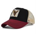 (image for) Mesh_Baseball_Cap_CM621-3_wine_red&_black