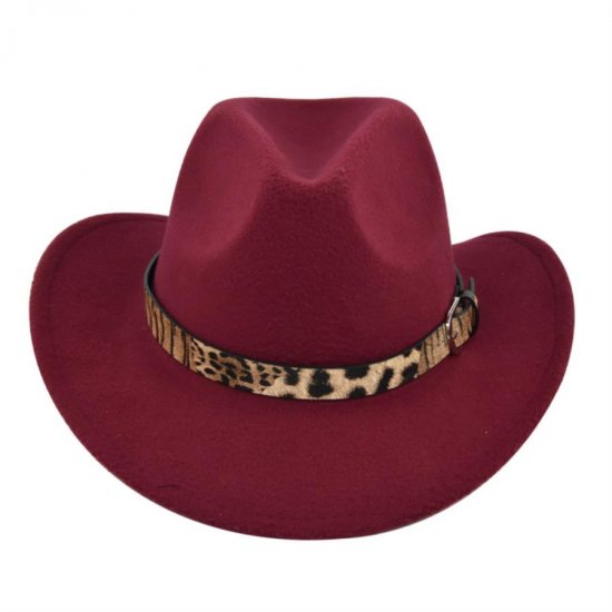 (image for) Cowboy_Hat_BF713-2_wine_red