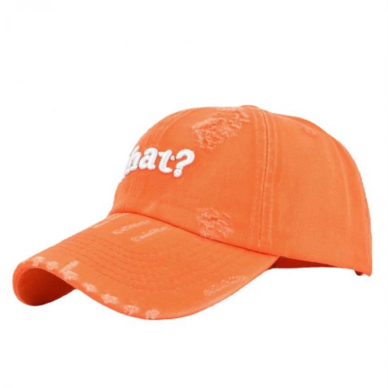 (image for) Washed_Baseball_Cap_CB325-10_orange